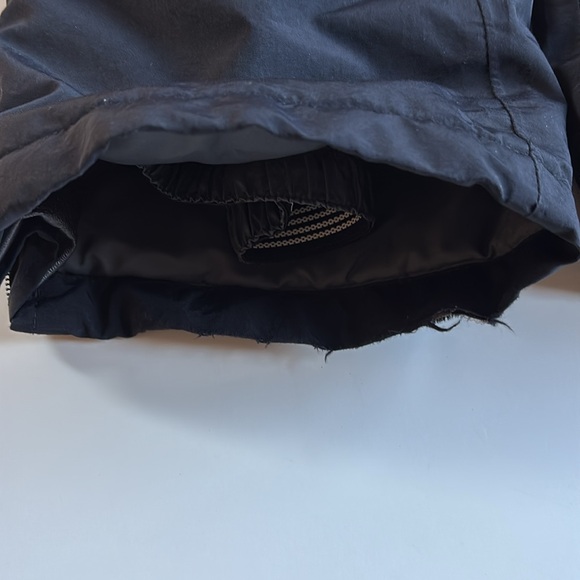 Kids Lands' End Squall Waterproof Insulated Iron Knee Snow Pants Black sz 8 - Picture 3 of 5